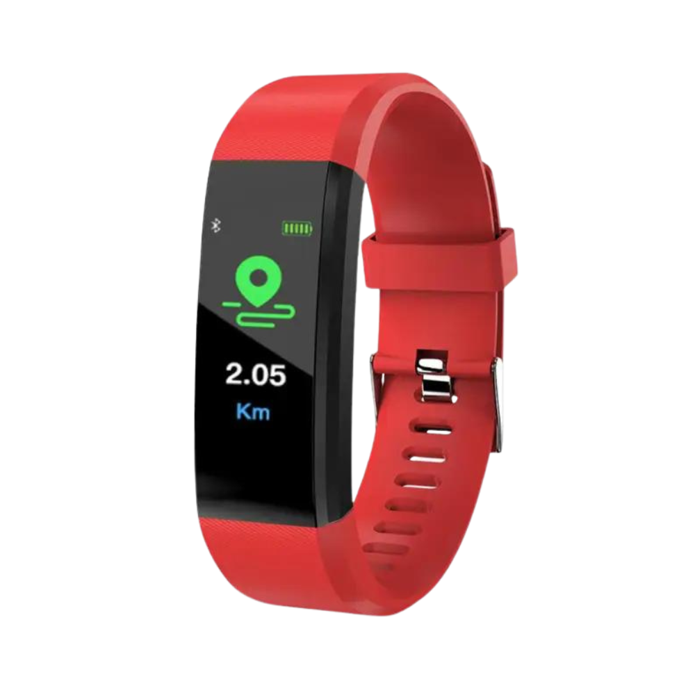 Sandsberg | Smartwatch Senior – Fitness Tracker di base con contapassi, monitoraggio della frequenza cardiaca e design intuitivo