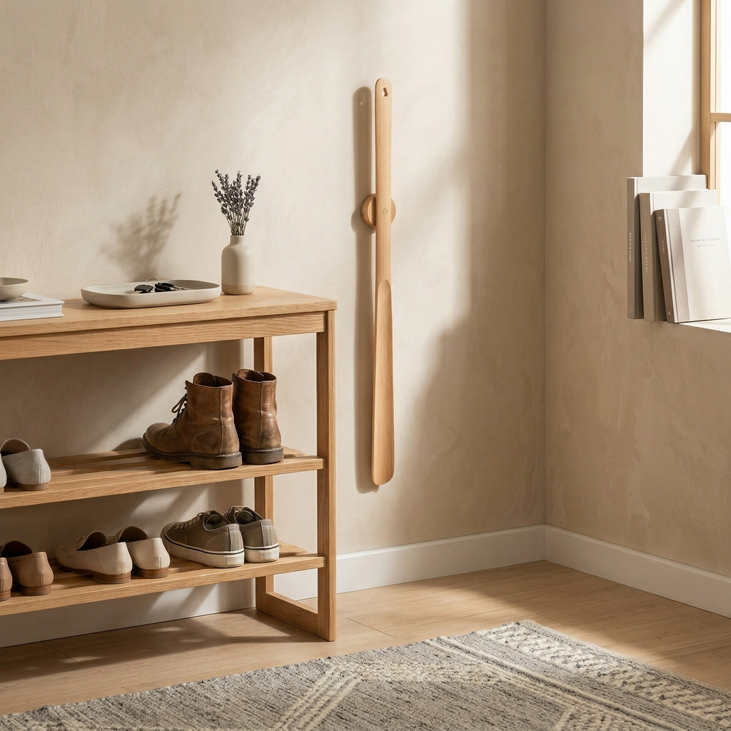 Calzascarpe Lungo Legno Calzascarpe Ergonomico