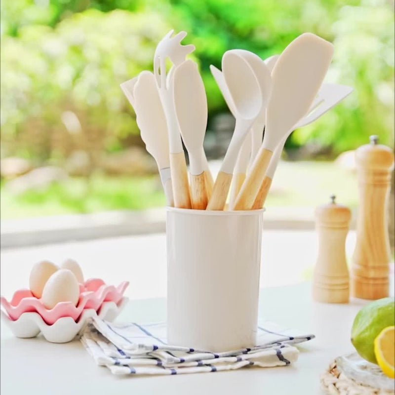 Set di utensili da cucina in silicone di alta qualità - Durevole e resistente al calore