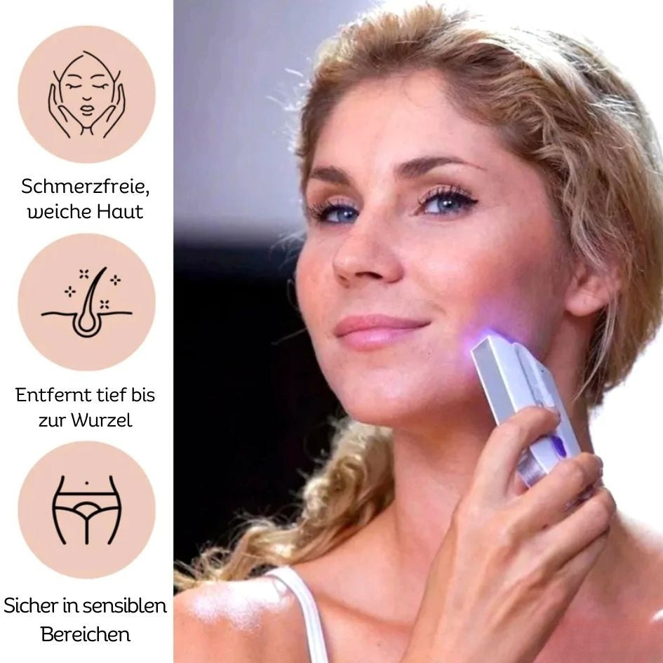 Dispositivo per Epilazione Laser | Rasoio Elettrico e Macchinetta per una Dolce Rimozione dei Peli | SilkLaser