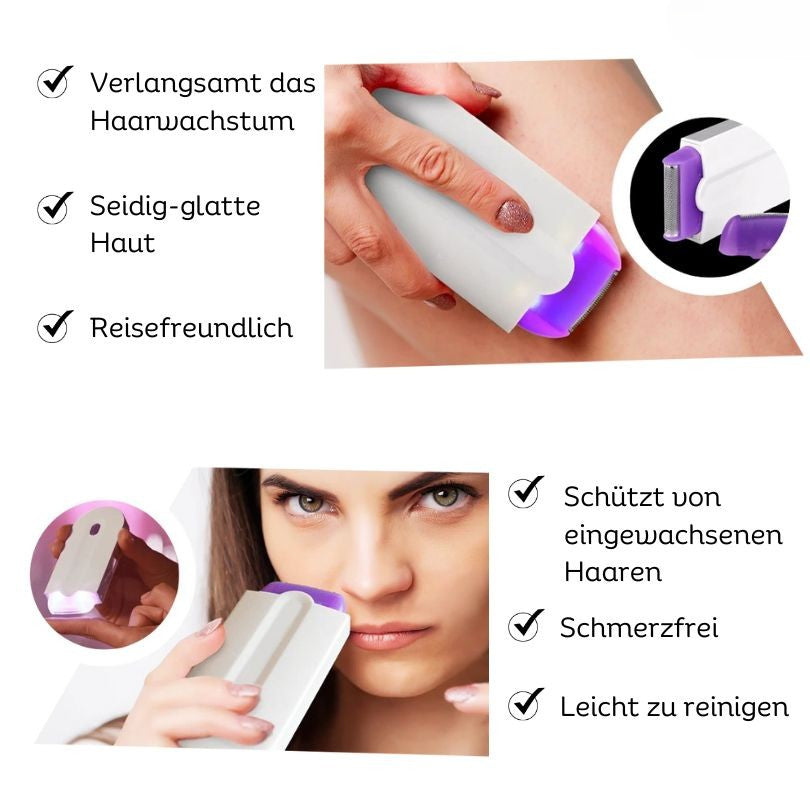 Dispositivo per Epilazione Laser | Rasoio Elettrico e Macchinetta per una Dolce Rimozione dei Peli | SilkLaser
