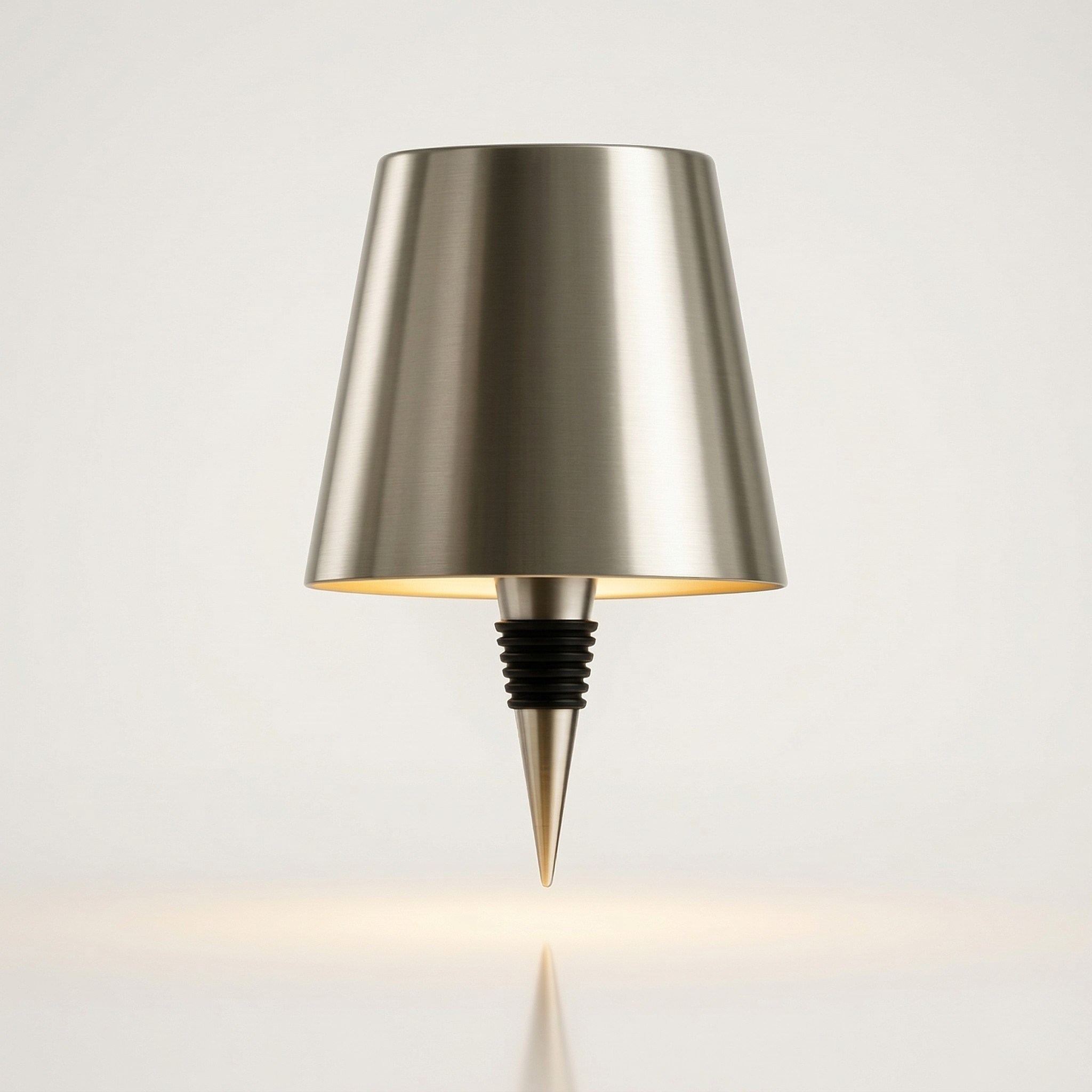 Lampada Bottiglia LED Senza Fili Ricaricabile Luce Tavolo