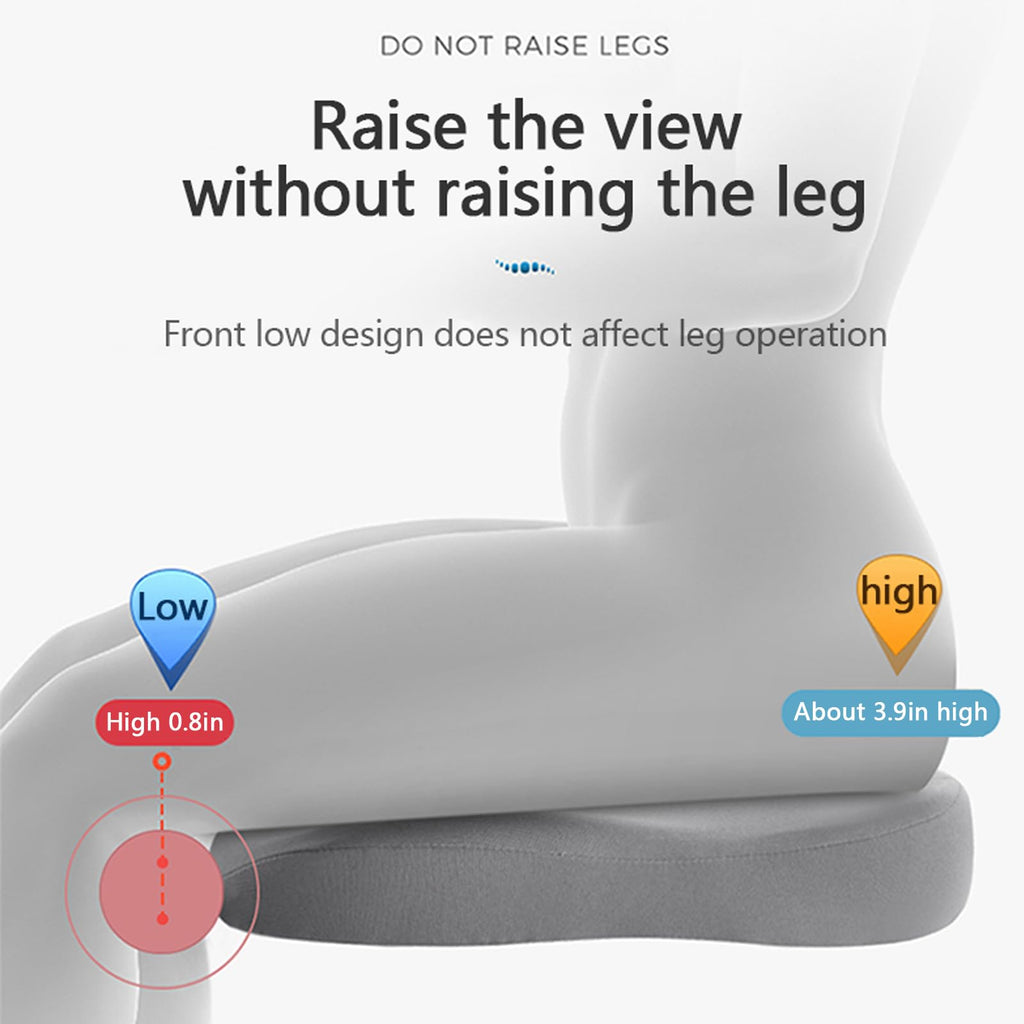Cuscino Sitzerhöhung per Auto | Cuscino in Memory Foam | Cuscino Ergonomico per la Guida | FahrKomfort