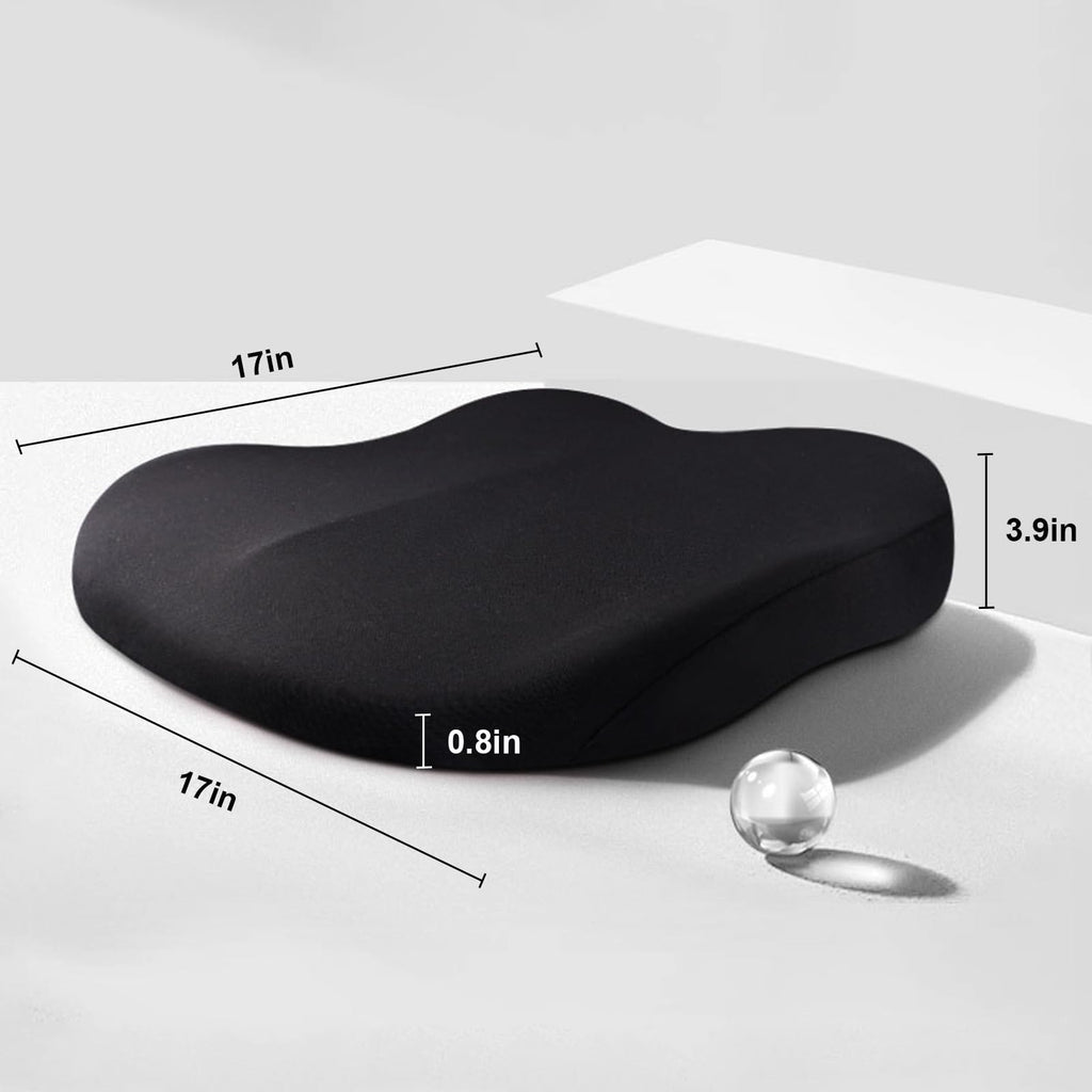 Cuscino Sitzerhöhung per Auto | Cuscino in Memory Foam | Cuscino Ergonomico per la Guida | FahrKomfort
