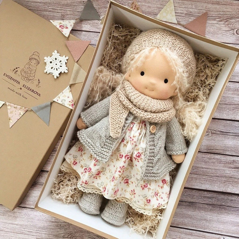 Sandsberg | Bambola Waldorf | Peluche in tessuto fatto a mano | Vari design