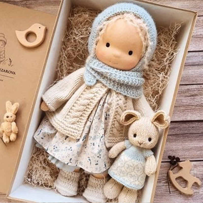 Sandsberg | Bambola Waldorf | Peluche in tessuto fatto a mano | Vari design