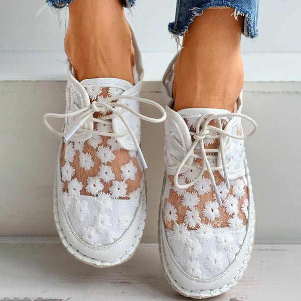 Brehn | Scarpe ortopediche eleganti con design floreale