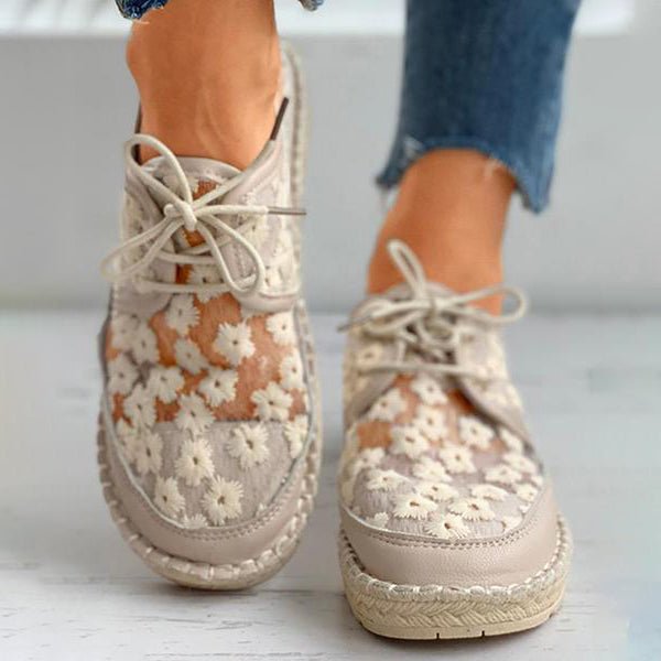 Brehn | Scarpe ortopediche eleganti con design floreale