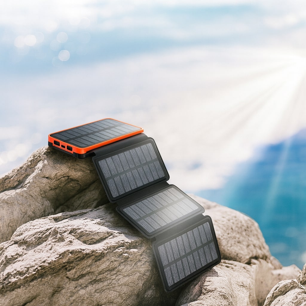 Powerbank Solare | Caricatore Portatile Solare | Caricabatterie Solari | SolarBox