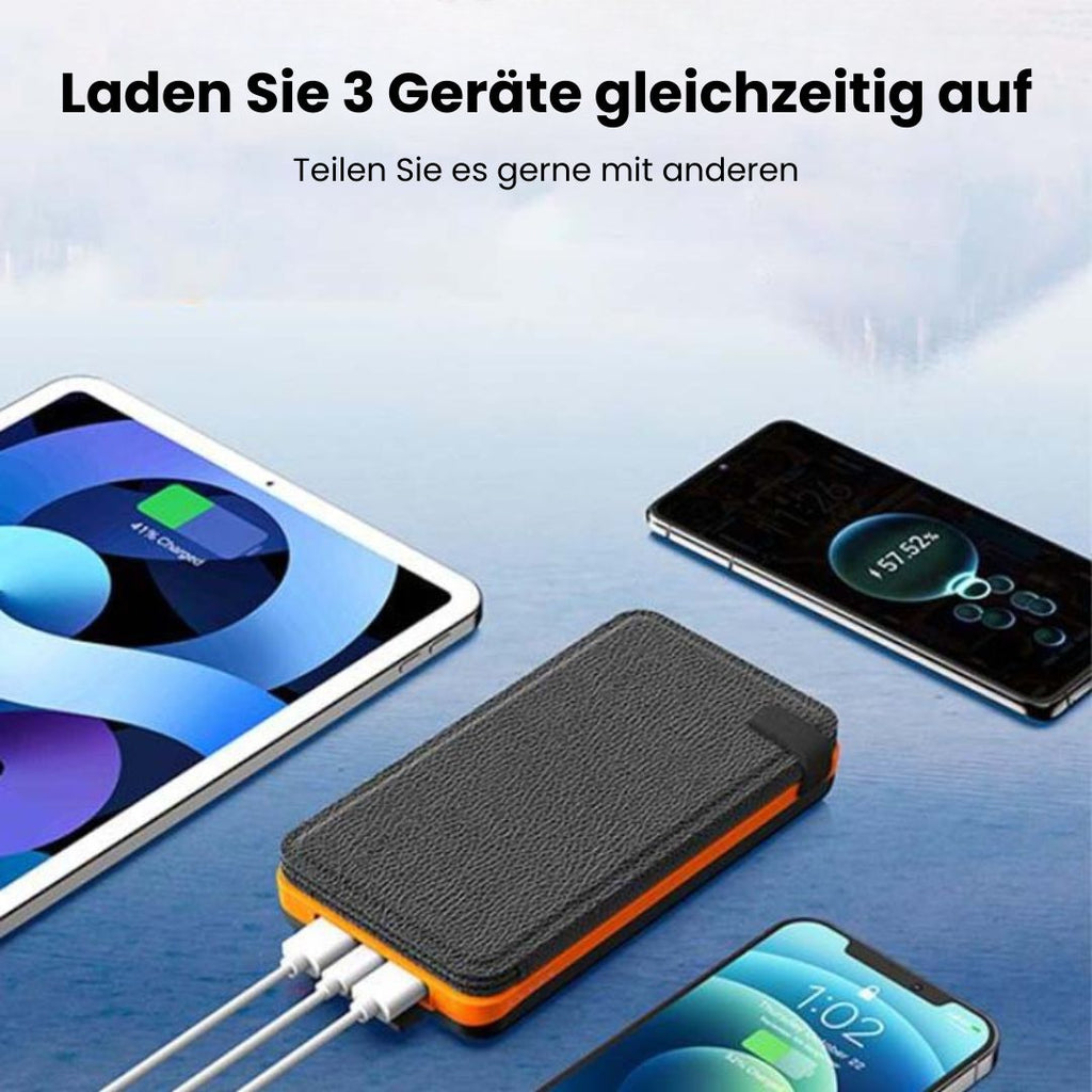 Powerbank Solare | Caricatore Portatile Solare | Caricabatterie Solari | SolarBox