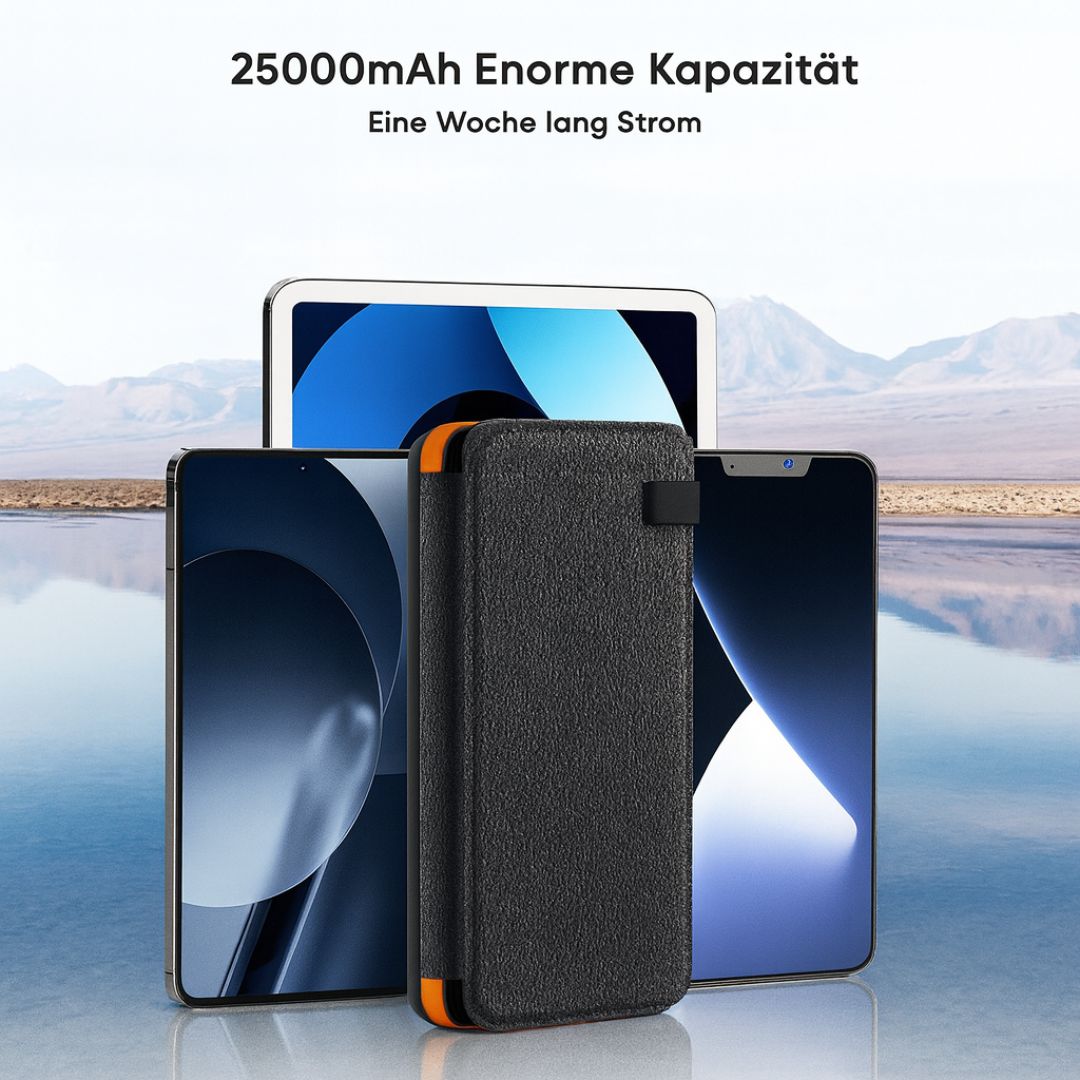 Powerbank Solare | Caricatore Portatile Solare | Caricabatterie Solari | SolarBox