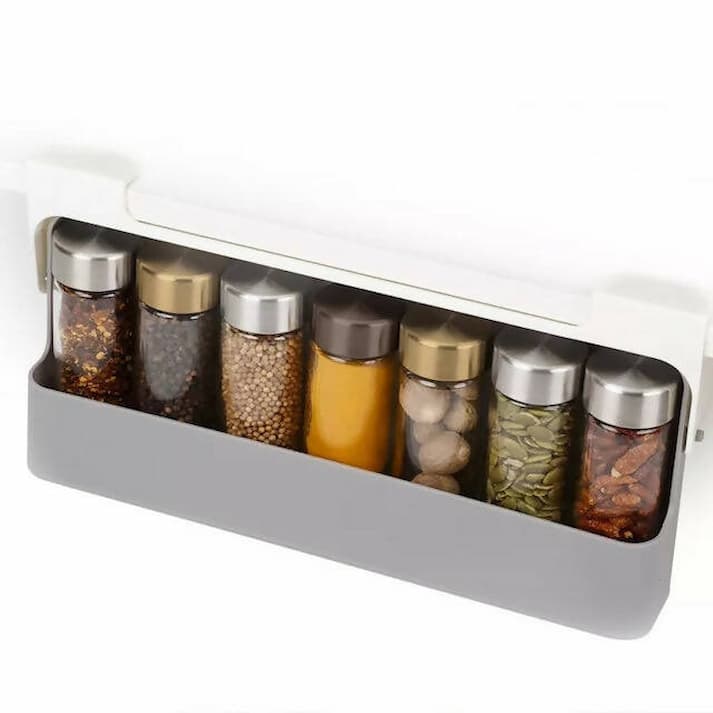50% di sconto - GlideShelf - Mensola a sospensione per spezie con cassetto estraibile - Offerta limitata