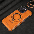 🎁Custodia in pelle di lusso con supporto invisibile per iPhone🎁