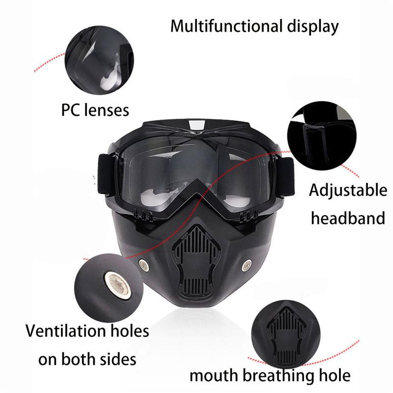 Maschera speciale per saldatura e taglio (Protezione contro i riflessi, protezione dai raggi UV, anti-polvere)