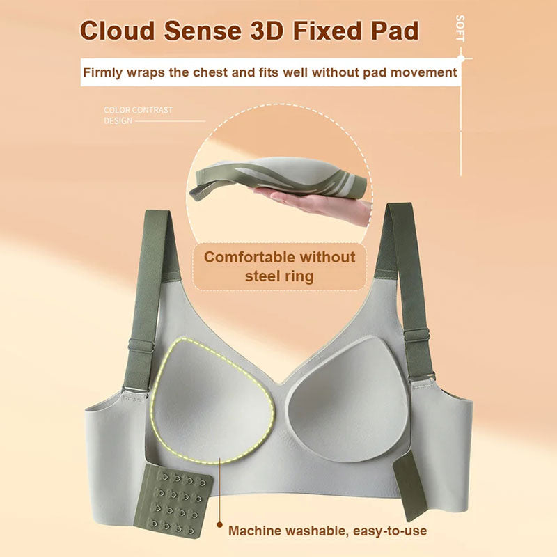 Reggiseno push-up senza ferretto con effetto anti-sgocciolamento