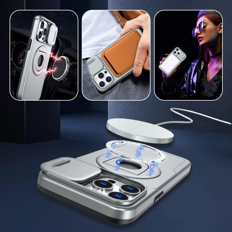 Sandsberg | Custodia per smartphone resistente agli urti | Supporto integrato e protezione magnetica