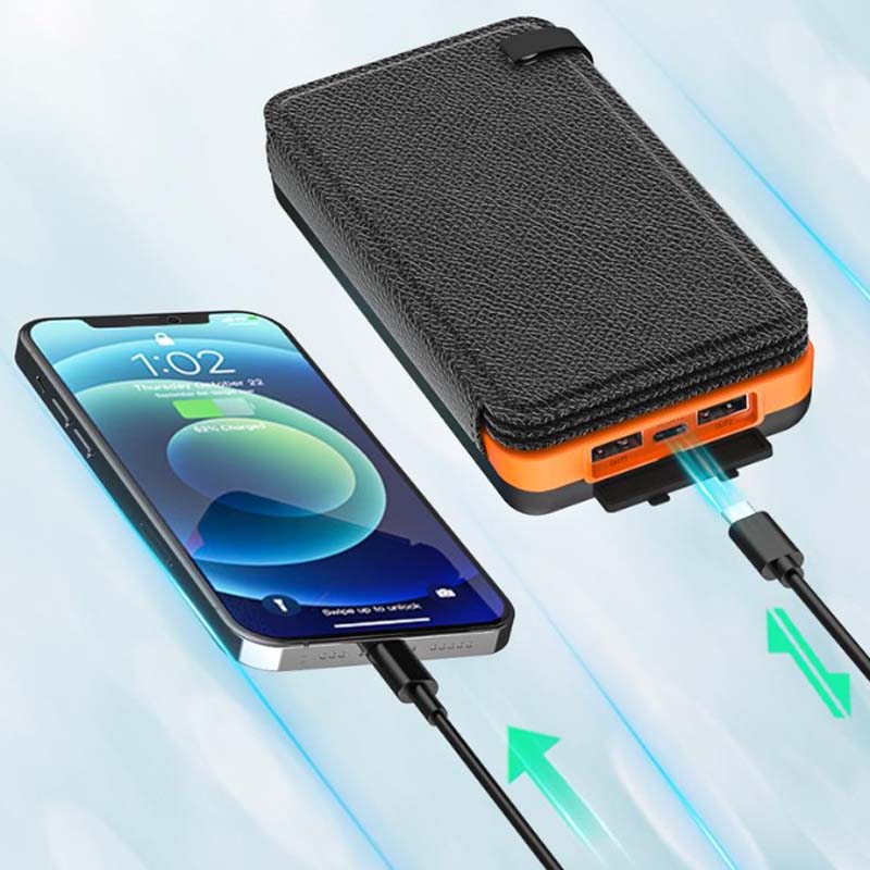PowerFold | Batteria Portatile Pieghevole Impermeabile a Energia Solare
