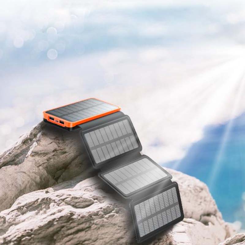 PowerFold | Batteria Portatile Pieghevole Impermeabile a Energia Solare
