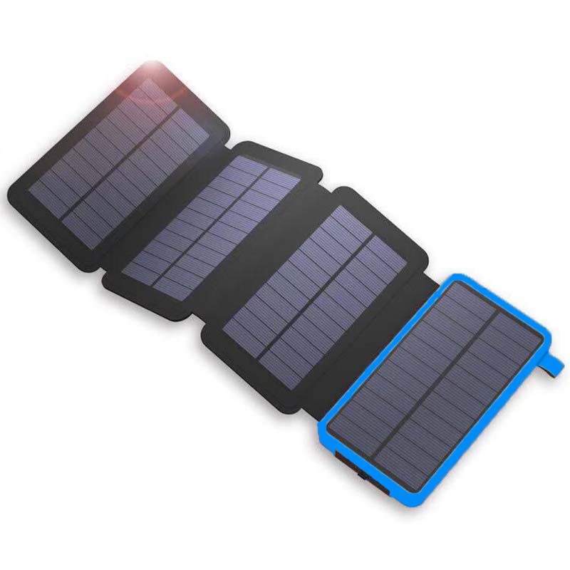 PowerFold | Batteria Portatile Pieghevole Impermeabile a Energia Solare