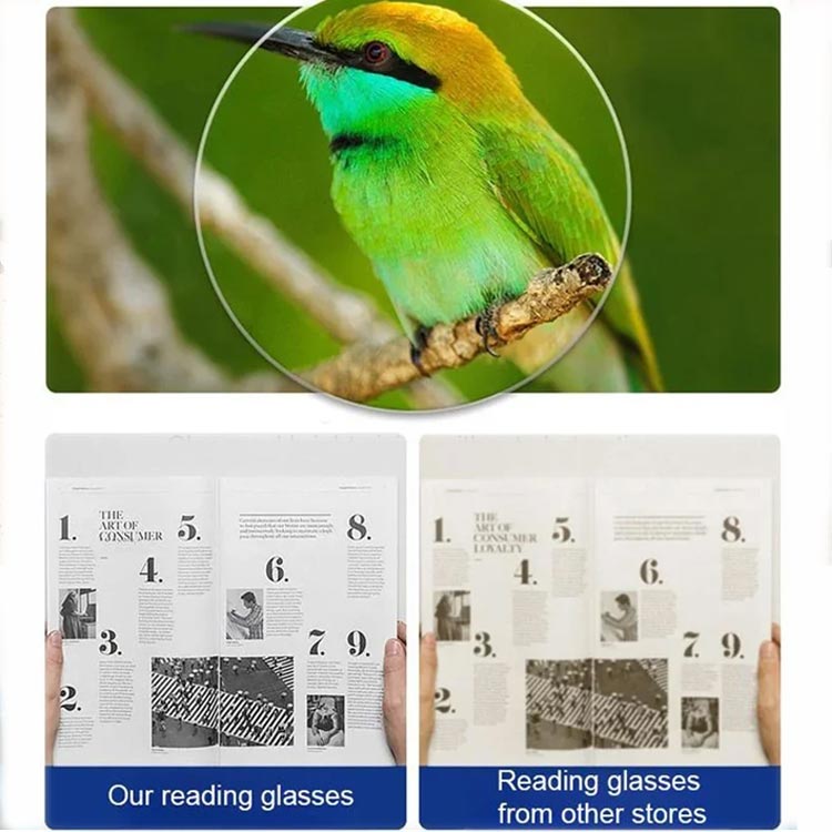 Brehn | Occhiali da lettura magnetici anti-perdita appesi al collo, anti-luce blu