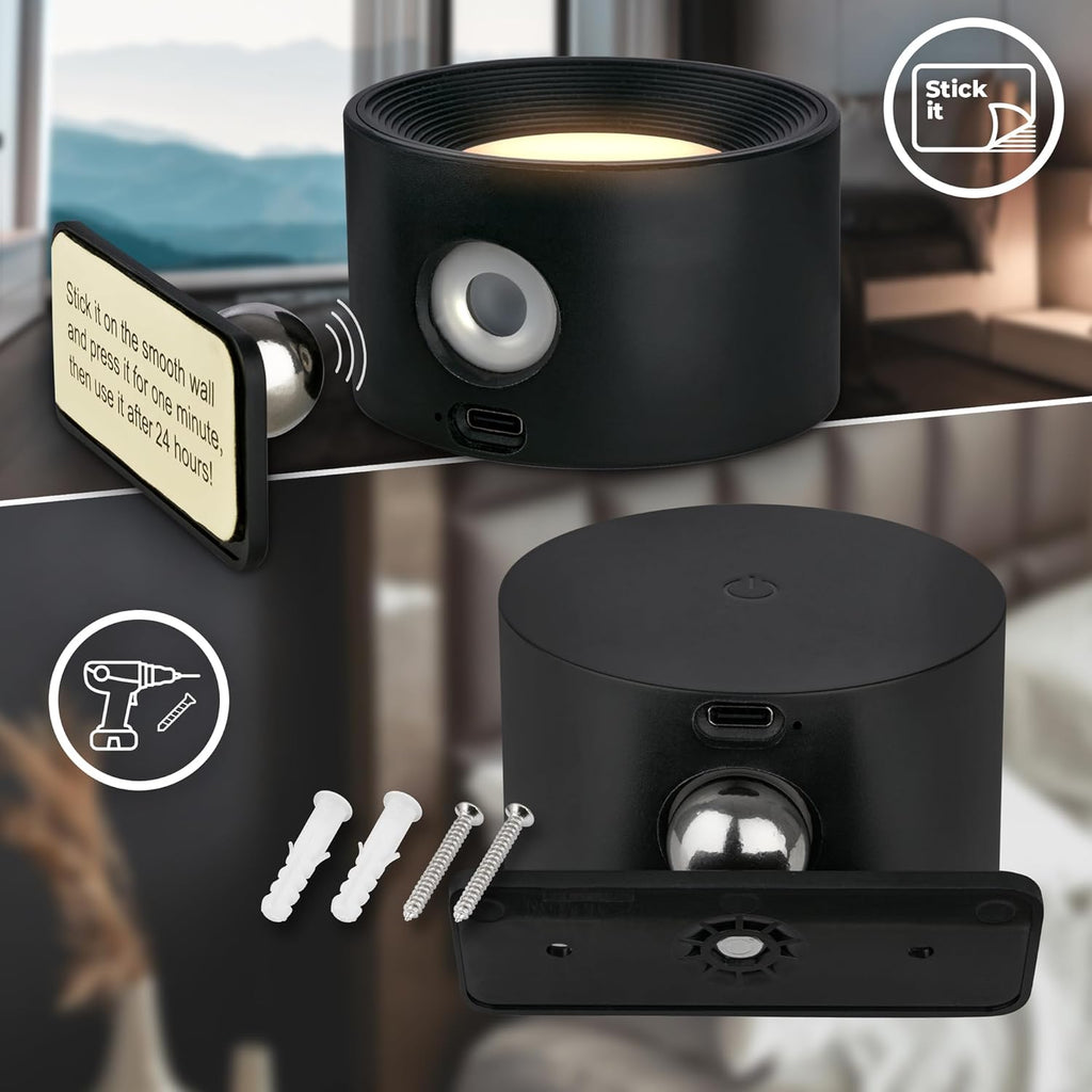 Lampada LED | Lampada con sensore di movimento | Lampada senza fili | Strahl360
