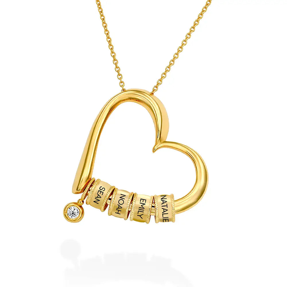 Cuori Eterni | Collana familiare personalizzata con nomi incisi
