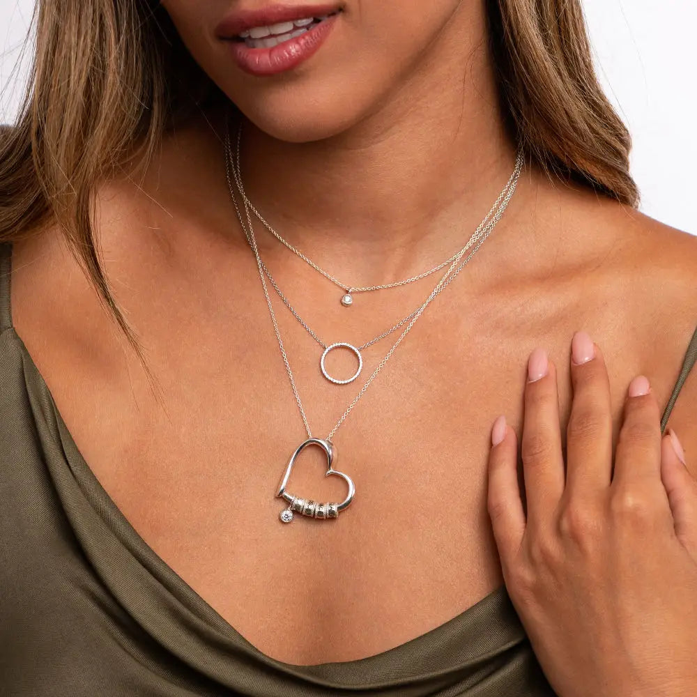 Cuori Eterni | Collana familiare personalizzata con nomi incisi