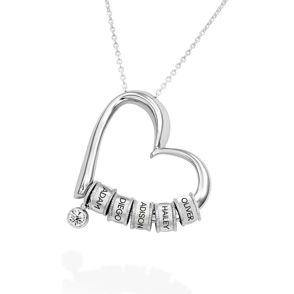 Cuori Eterni | Collana familiare personalizzata con nomi incisi