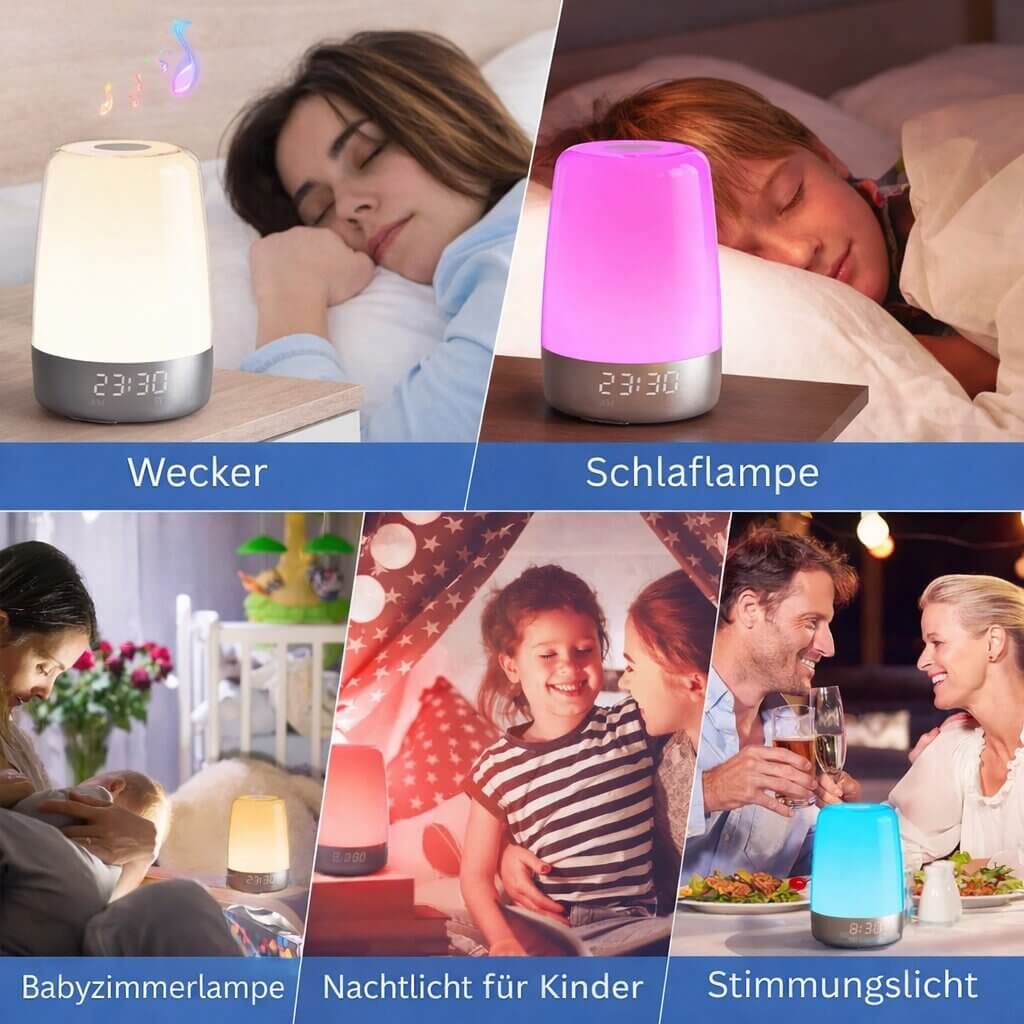 Sveglia con luce naturale | Lampada per luce diurna | Wake Up Light | LichtRise