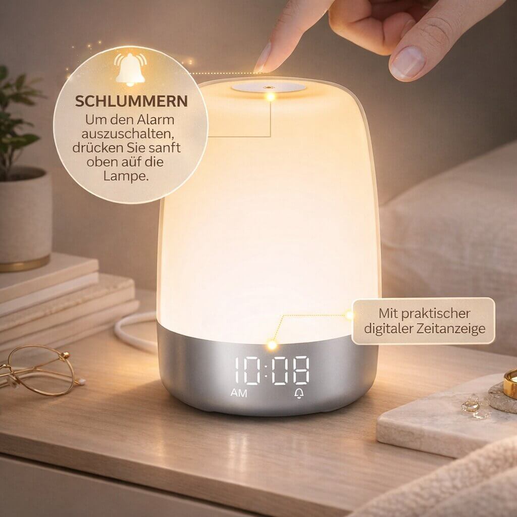 Sveglia con luce naturale | Lampada per luce diurna | Wake Up Light | LichtRise