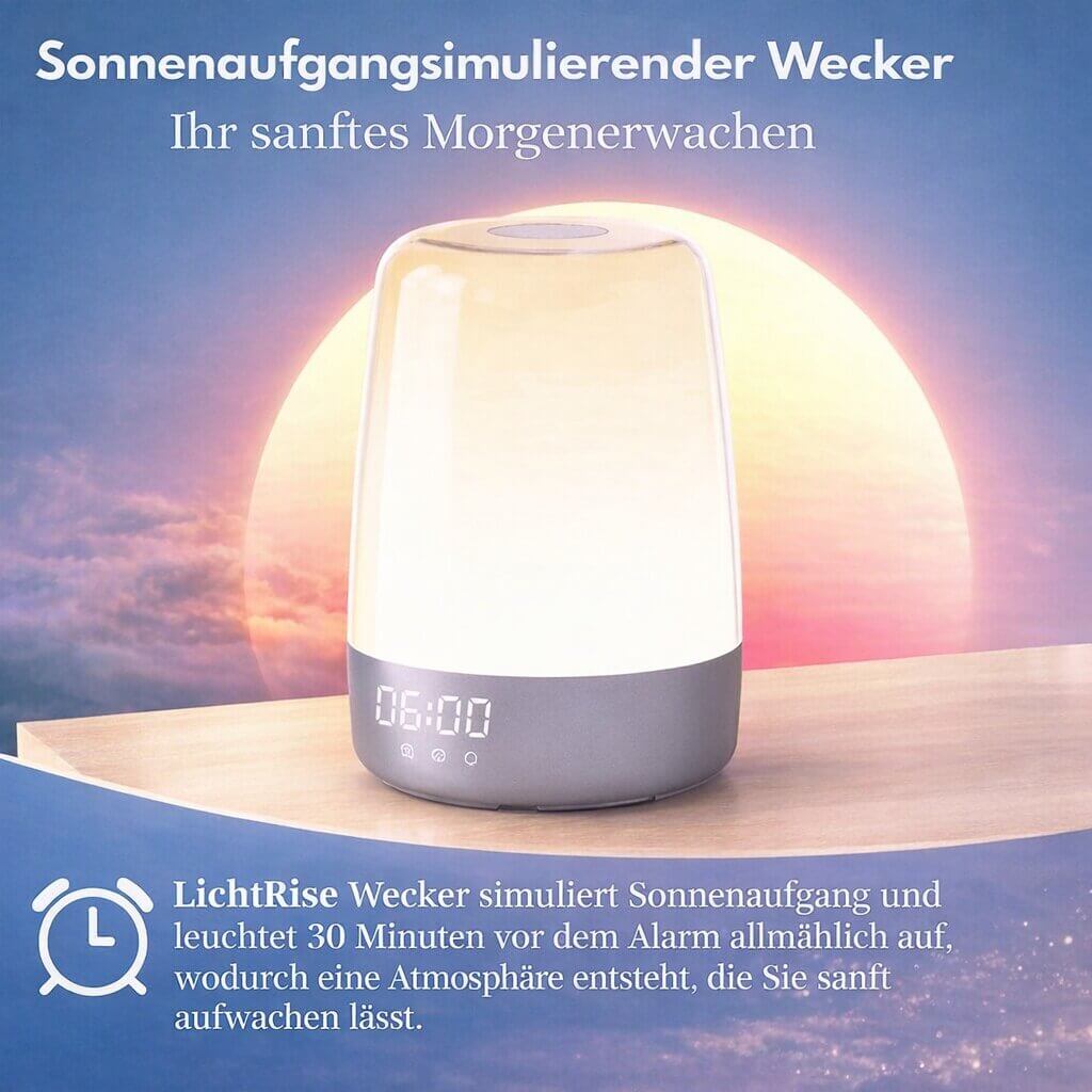 Sveglia con luce naturale | Lampada per luce diurna | Wake Up Light | LichtRise