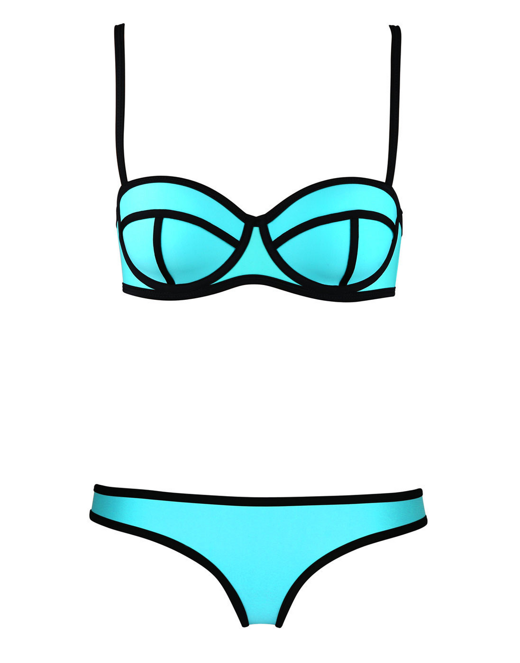 Amara™ Costumi con Linee Sfavillanti