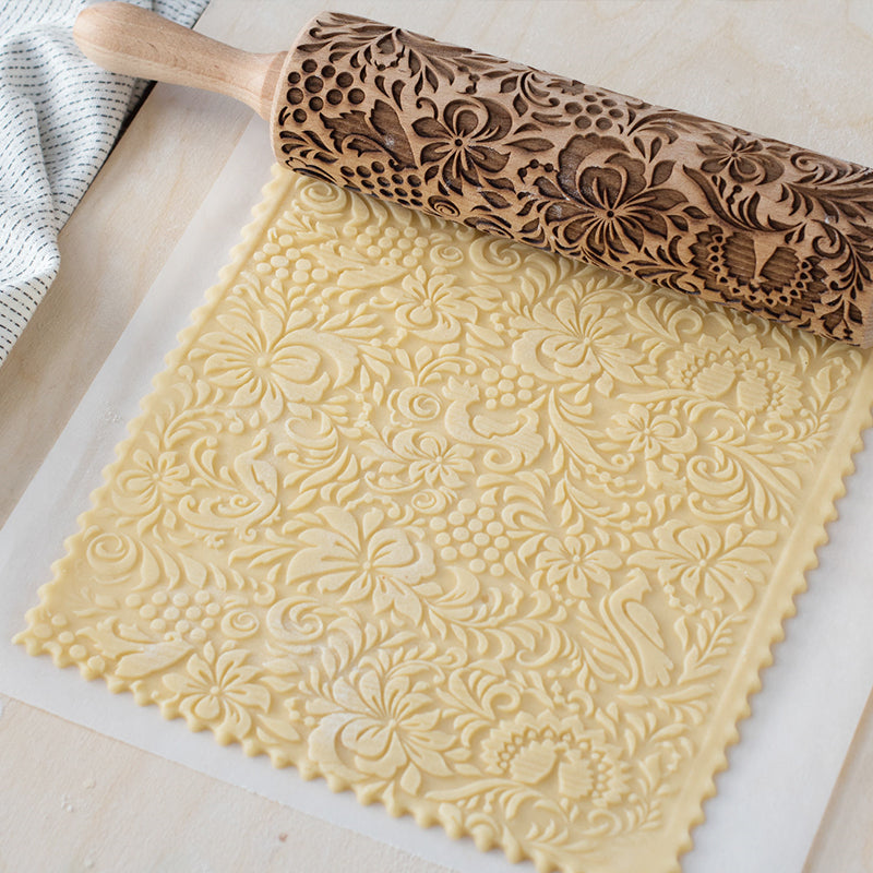 Mattarello con motivo | Rullo per pasta con formine per Natale | TeigForm