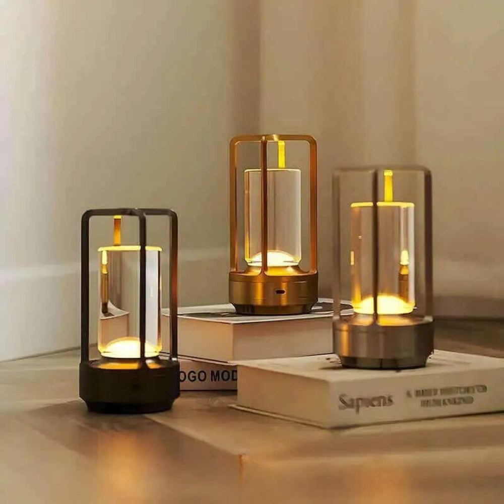 Lampada da tavolo con batteria | Lampada da tavolo LED moderna | Lampada lanterna | NordicLicht