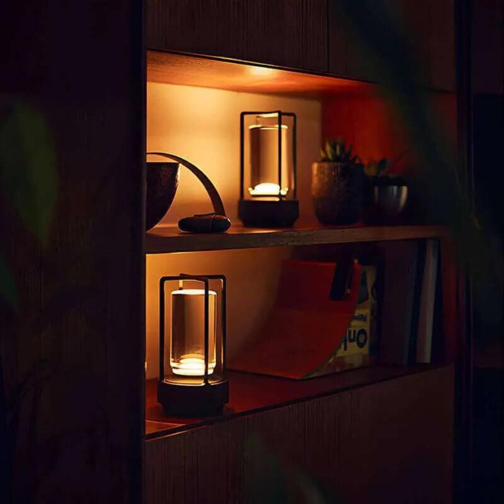 Lampada da tavolo con batteria | Lampada da tavolo LED moderna | Lampada lanterna | NordicLicht