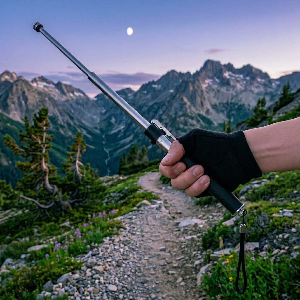 Bastone di Sicurezza Estensibile per Camminata e Outdoor