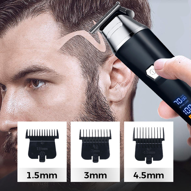 Macchina da taglio per capelli | Rasoio per barba con display digitale | TrimLux