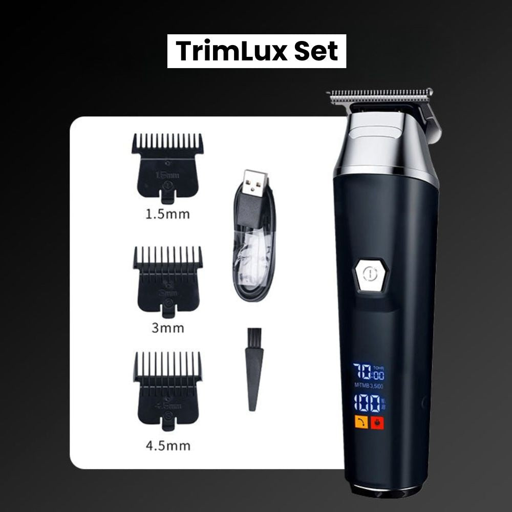 Macchina da taglio per capelli | Rasoio per barba con display digitale | TrimLux