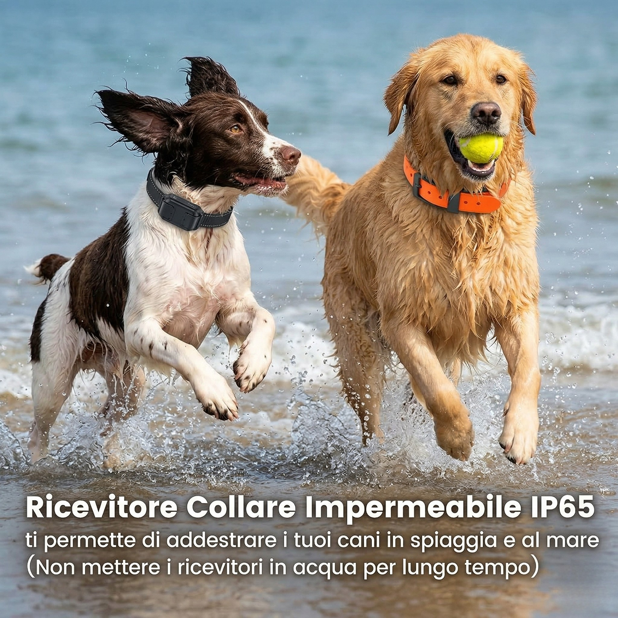 Collare Addestramento Cani Telecomando Regolabile Impermeabile