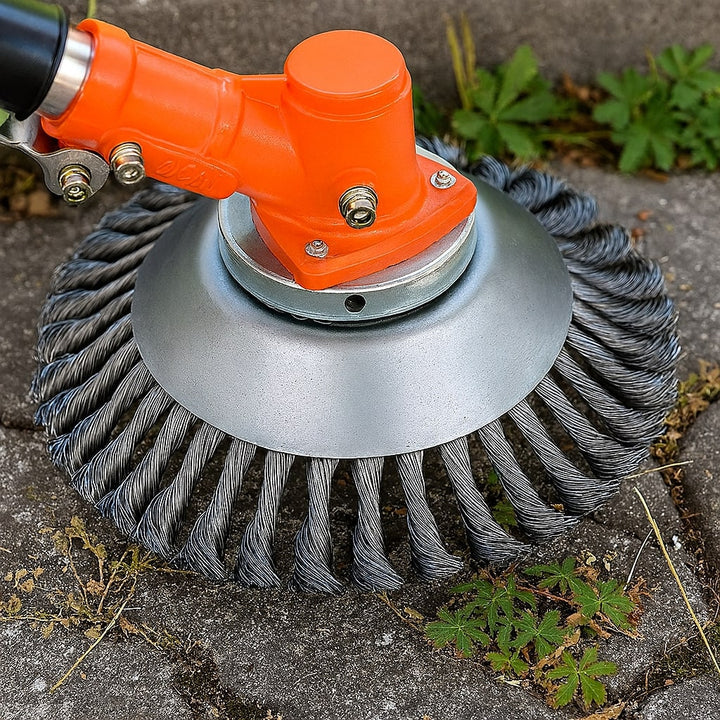 Spazzola per diserbo per decespugliatore | Eliminare le erbacce | GartenStahl