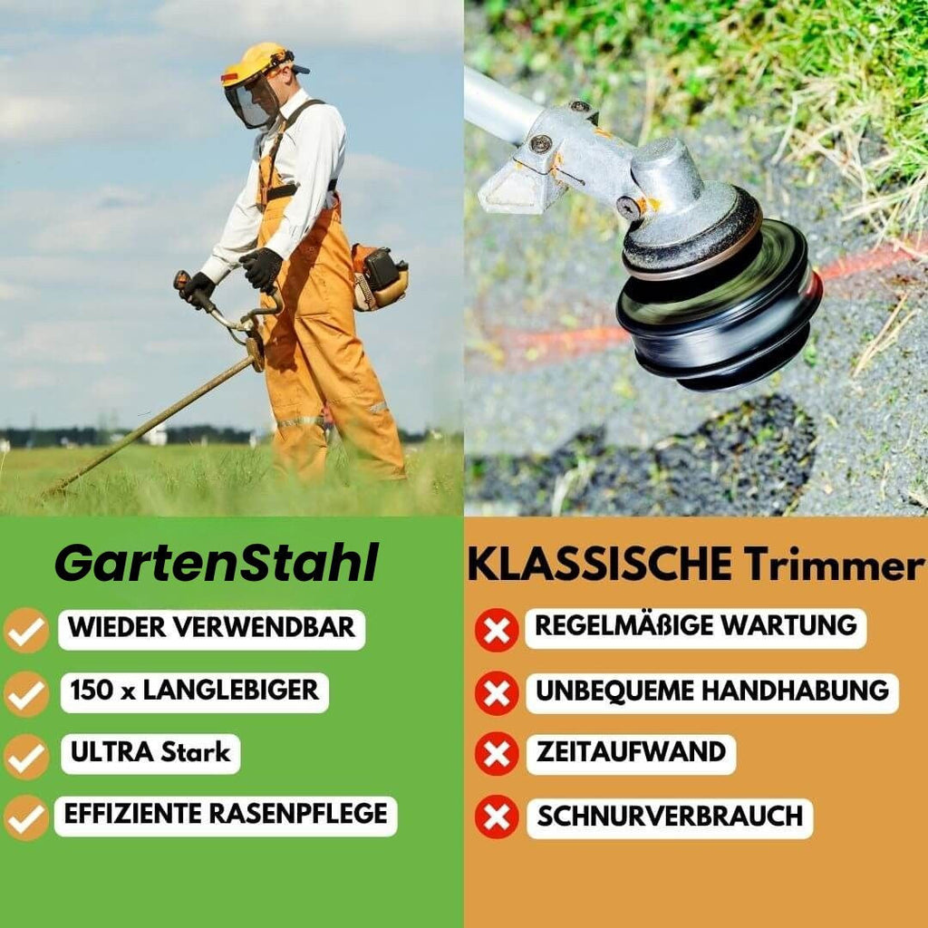 Spazzola per diserbo per decespugliatore | Eliminare le erbacce | GartenStahl