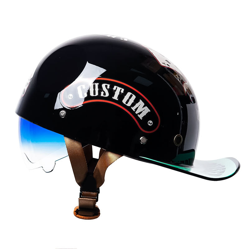 Casco DOT in Stile Baseball OrionRide con Scocca in ABS per Moto