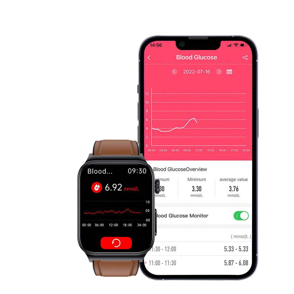VitaSense Orologio Smart per il Monitoraggio del Benessere per il Monitoraggio della Salute Quotidiana
