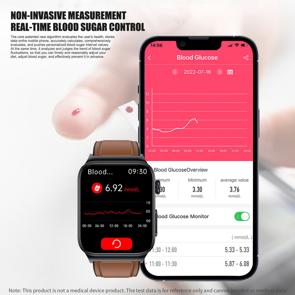 VitaSense Orologio Smart per il Monitoraggio del Benessere per il Monitoraggio della Salute Quotidiana