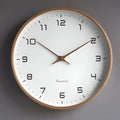 Orologio da parete in legno | Orologio moderno per soggiorno | Orologio da parete in design nordico | NordOrologio