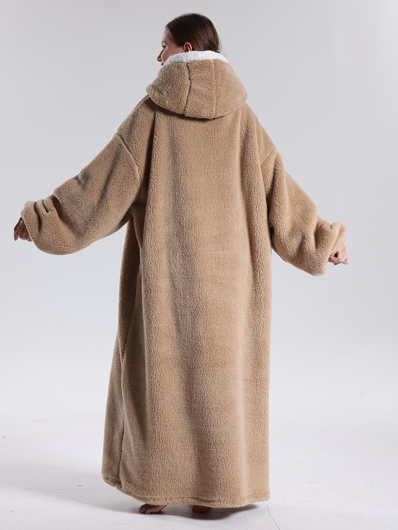 Coperta Hoodie | Coperta con maniche | Pullover coperta portatile | CaldoHood