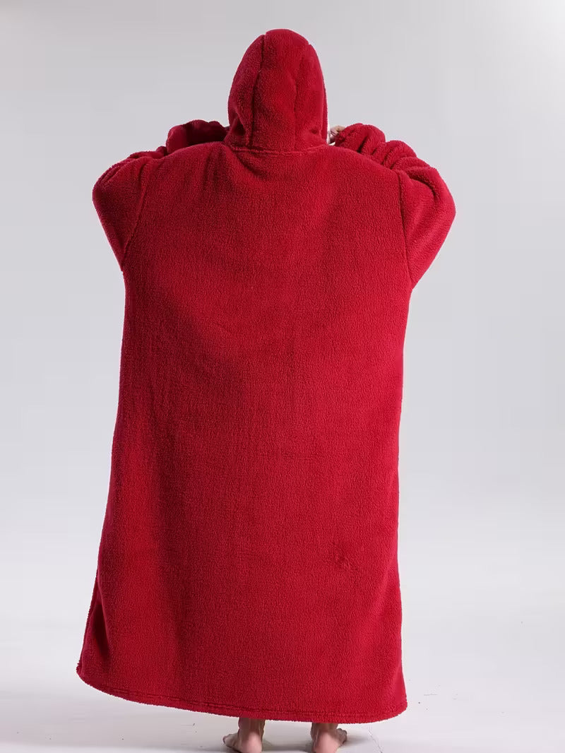 Coperta Hoodie | Coperta con maniche | Pullover coperta portatile | CaldoHood