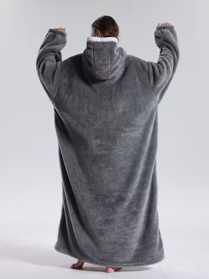 Coperta Hoodie | Coperta con maniche | Pullover coperta portatile | CaldoHood