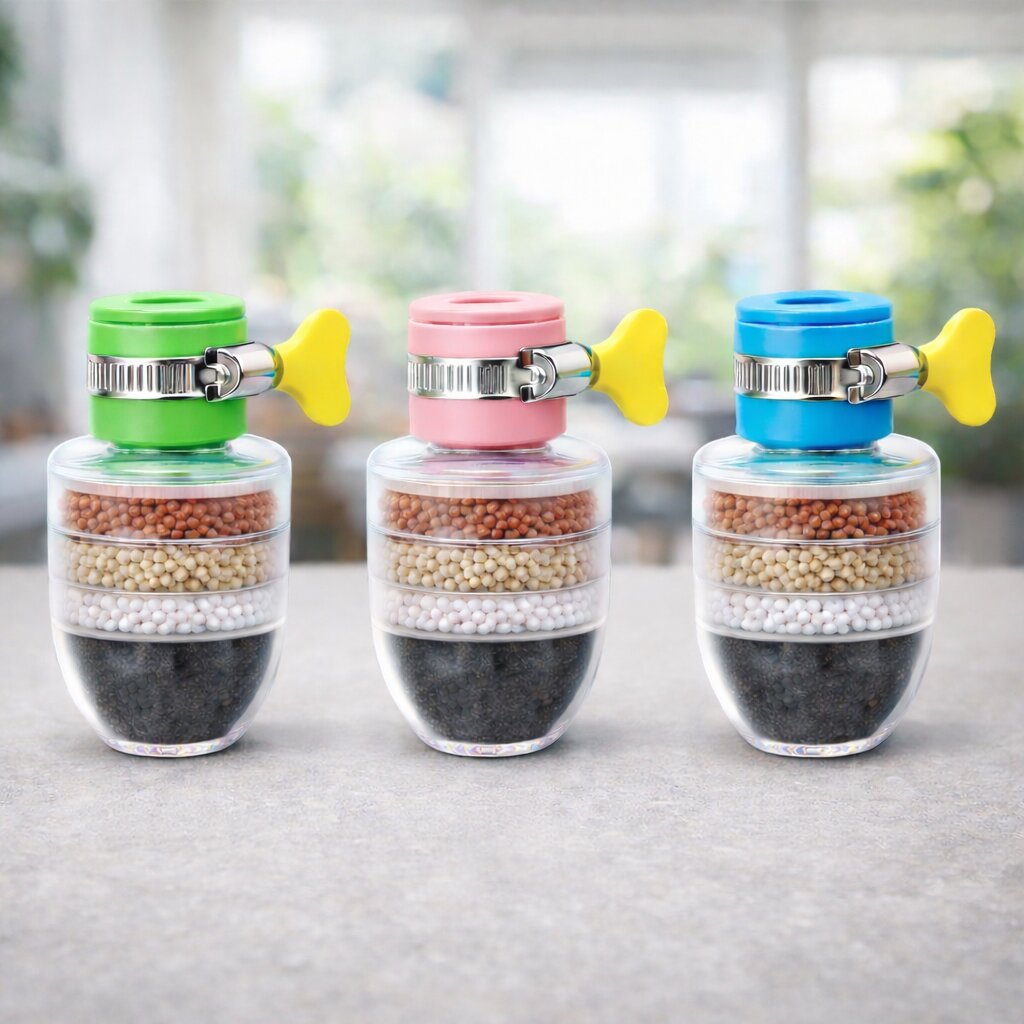 Filtro per rubinetto per allacciamento domestico | Filtro per acqua potabile per acqua pulita | PureFlow
