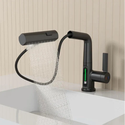 Rubinetto da cucina estraibile | Miscelatore da cucina estraibile con 5 modalità di getto | FlexiHahn